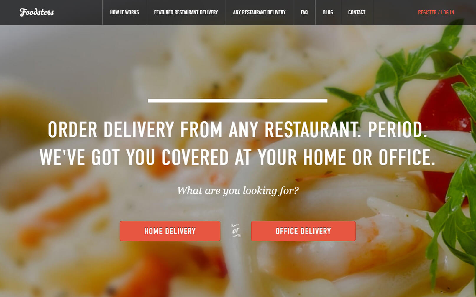 Foodsters Restaurant Delivery